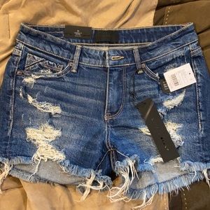 NWT Buckle black jean shorts